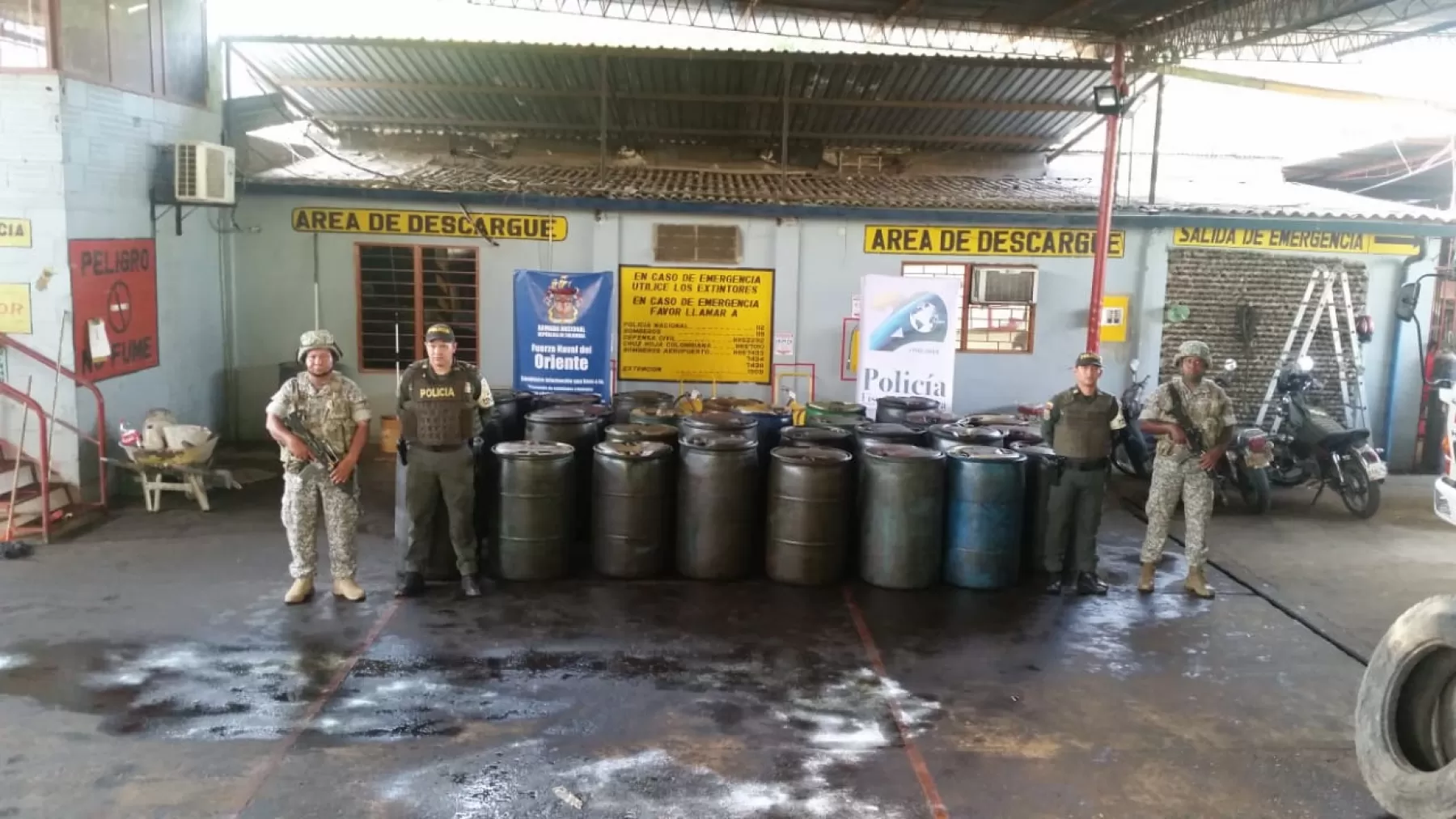 Autoridades incautan combustible de contrabando en zona rural de Arauquita, Arauca.